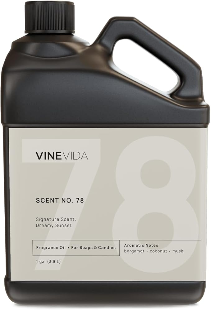 VINEVIDA [128oz] Scent No.78 Fragrance Oil for Candle Making and Soap Making - Premium Candle Scents for Soy Candles
