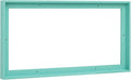 Pixy Canvas Floater Frame 10x15 for 3/4 (0.75) inch Deep Canvas Paintings/Canvas Prints/Wood Canvas Panels/Wall Art/Wall Decor/Home Decor/Artwork (Lucite Green, 10 x 15 inch, Landscape)