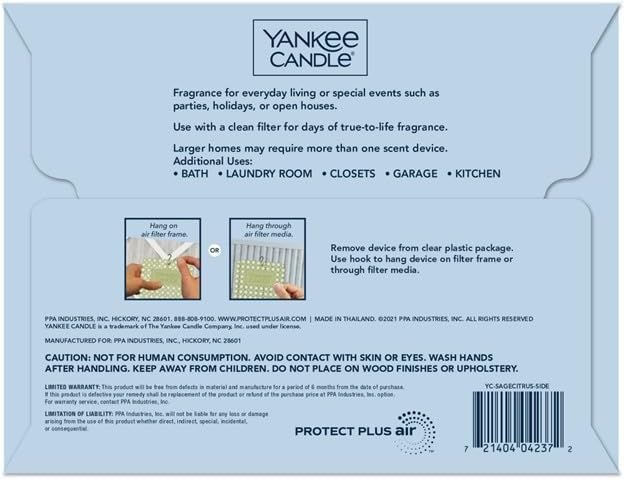 Yankee Candle Midsummer's Night Whole Home Air Freshener (Pack of 8)