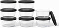 DURA LIVING 16-Piece Glass Food Storage Containers Set (8 Containers + 8 BPA-Free Lids) | 1-Cup, Leakproof | Microwave, Freezer, Oven & Dishwasher Safe | Ideal for Meal Prep & Pantry Organization