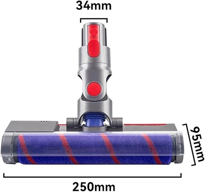 Compatible for Dyson, V8 V7 V10 V11 Vacuum Cleaner Motorized Floor Brush Head Tool Soft Roller