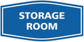 Signs ByLITA Fancy Storage Room Sign (Blue) - Large 1 Pack