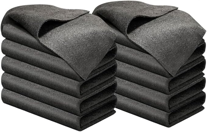 Thickened Magic Cleaning Cloth, 2026 New Streak Free Reusable Microfiber Rag, Multipurpose Miracle Rags Absorbent Microfiber Cleaning Cloth for Kitchen, Window and Car Glass (5, 12x12in) (10, 8x12in)