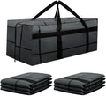 6Pack Extra Large Heavy Duty Moving Bags with Zippers & Reinforced Handles Heavy-Duty Storage Totes – Moving Boxes for Clothes, College Supplies, and Moving – Waterproof & Foldable (Extra Large)