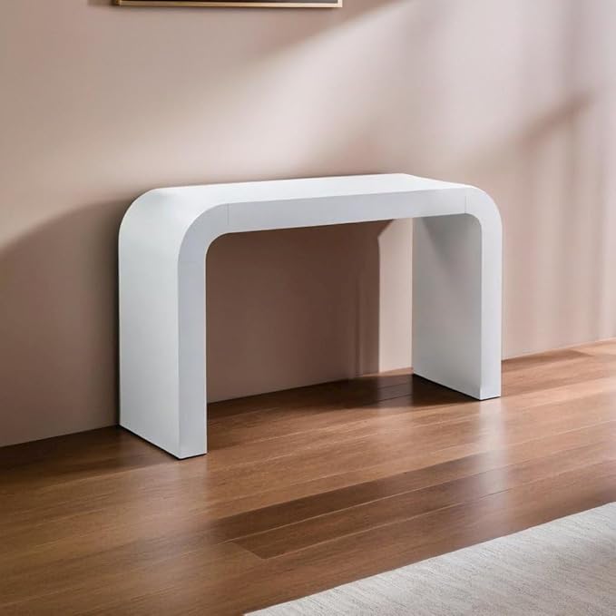 Stylish Modern Console Table with Curved Design, Crafted from Premium Materials