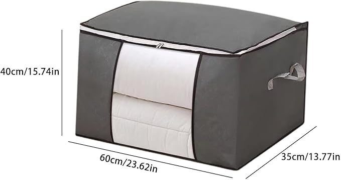 Heavy Duty Moving Bags, Moving Boxes with Reinforced Handles ＆ Premium Double Zippers, 2024 New Storage Tote for Space Saving, Packing ＆ Moving Storage