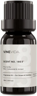 VINEVIDA [10mL] Black Cedarwood & Juniper Fragrance Oil for Candle Making - Natural Candle Oil Scents - Soap Making Essential Oil - Made in USA