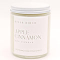 River Birch Candles Apple Cinnamon Scented Candle | Premium, All-Natural, Non-Toxic, Soy Candles | 8.5oz 40 Hr Burn Time | Cozy Relaxing Gifts for Home