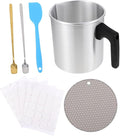 VILLCASE 1set Scented Candle Making Kit Stainless Steel Pouring Pot for Family Crafting Easy to Use for Beginners and Professionals for Parties and Special Occasions