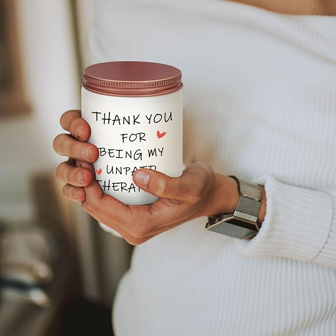 Best Friend Birthday Gifts for Women, Funny Mothers Day Friendship Sister Coworkers Bestie Mom Gag Gift for Her, Lavender Scented Candles
