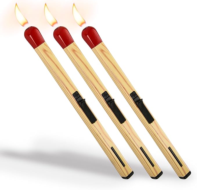 Match Stick Shaped Multipurpose Butane Lighter (3 Pack) (3)