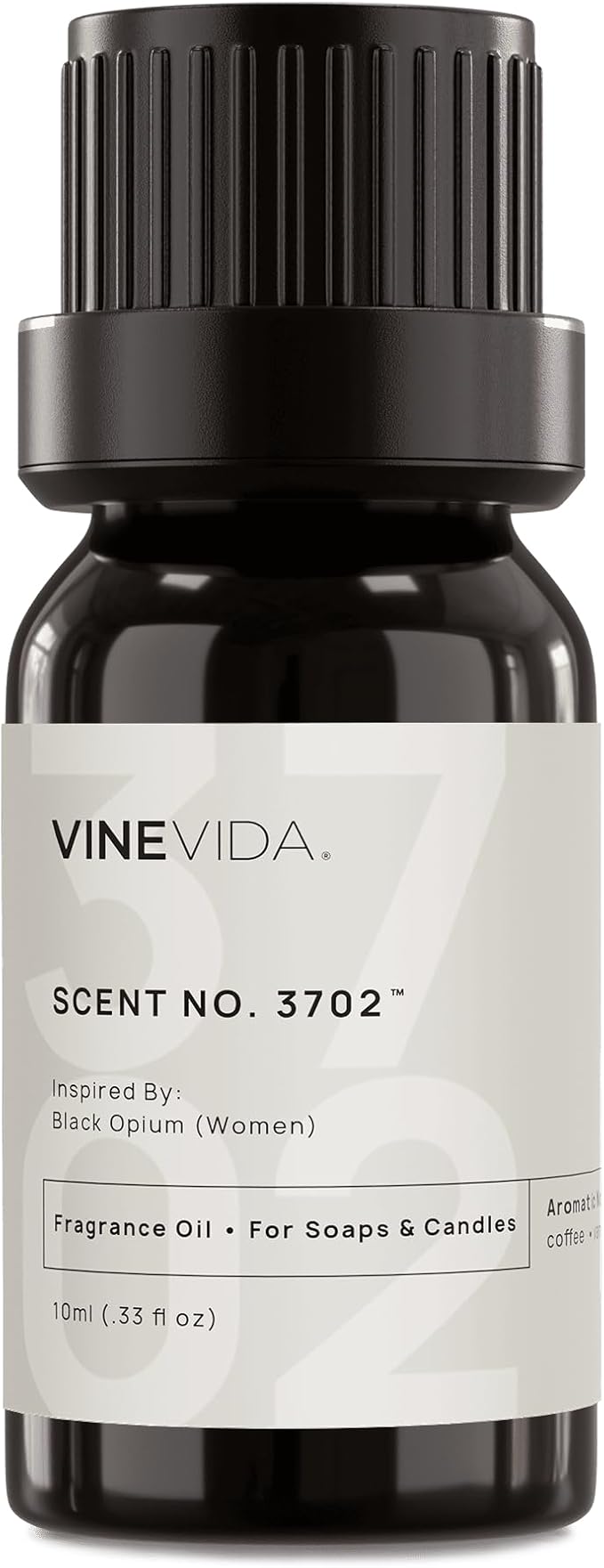 VINEVIDA [0.33 Oz] Inspired by: Black Opium (Women); Fragrance Oil for Candle Making and Soap Making - Premium Candle Scents for Soy Candles