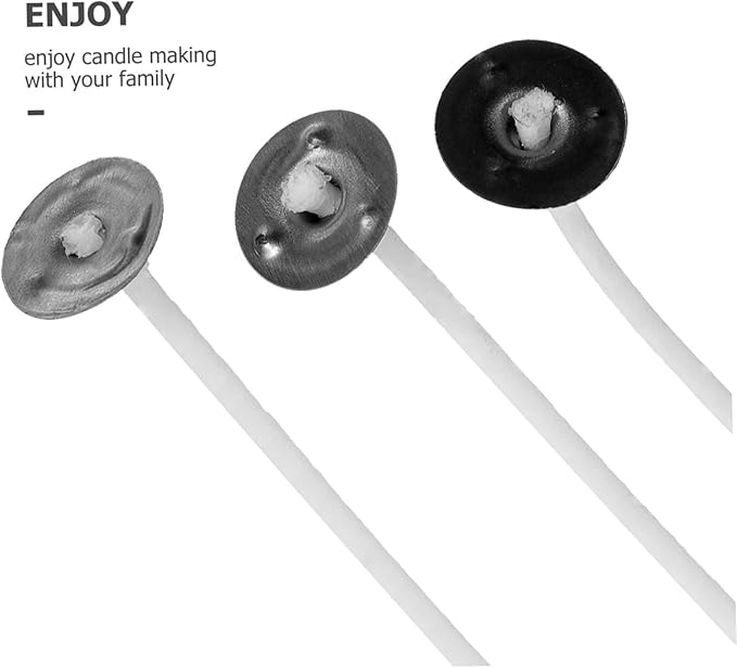 TOPPERFUN Candle DIY Tool Kit 1 Set of Candle Wick Holders Stickers Wicks Simple Fun for All Ages