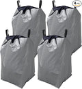 Moving Bags Heavy Duty Extra Large, 66 Gallon XL Waterproof Storage Bags with Handles, College Packing and Moving Supplies, Set of 4