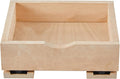 Fully Assembled Drawer Wood Pull Out Tray Drawer Box Kitchen Cabinet Organizer, Cabinet Slide Out Shelve, Wooden Pull-Out Shelf (9" W×10" D×3" H)