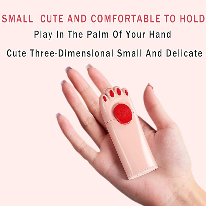 Windproof Lighter, Cool, Cute Cat Paw Design, Fillable, Adjustable, Butane Lighter, Gift for Men（No Gas）