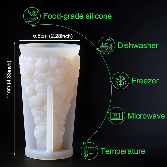 3D Christmas Tree Silicone Candle Soap Epoxy Resin Wax Mold Silicone Shapes Christmas Trees Mold for Candle Resin Soap Craft Cake Chocolate Making Kit Christmas Gift (Flower Christmas Tree)