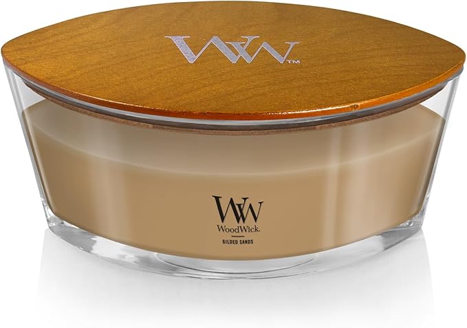 WoodWick Gilded Sands Ellipse Candle