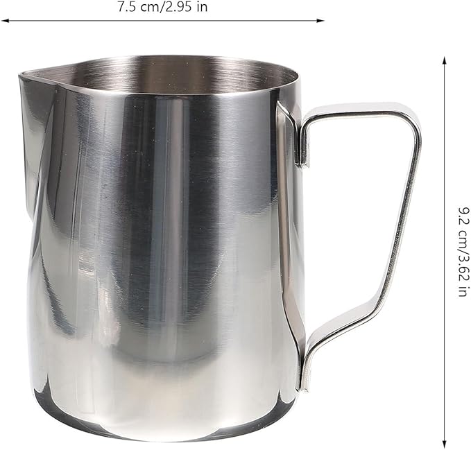 Healifty Wax Melting Pot Pitcher, Stainless Steel Candle Making Double Boiler with Pouring Spout for Beeswax Water Bath for Chocolate Milk Sauces 300ml