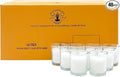 Hosley 48 Pack White Unscented Votive Candles, Clear Glass, Hand-Poured Wax, Bulk Wedding & Party Candles for Gifts, Tables, Aromatherapy & Holidays Party Weddings Birthdays (White)