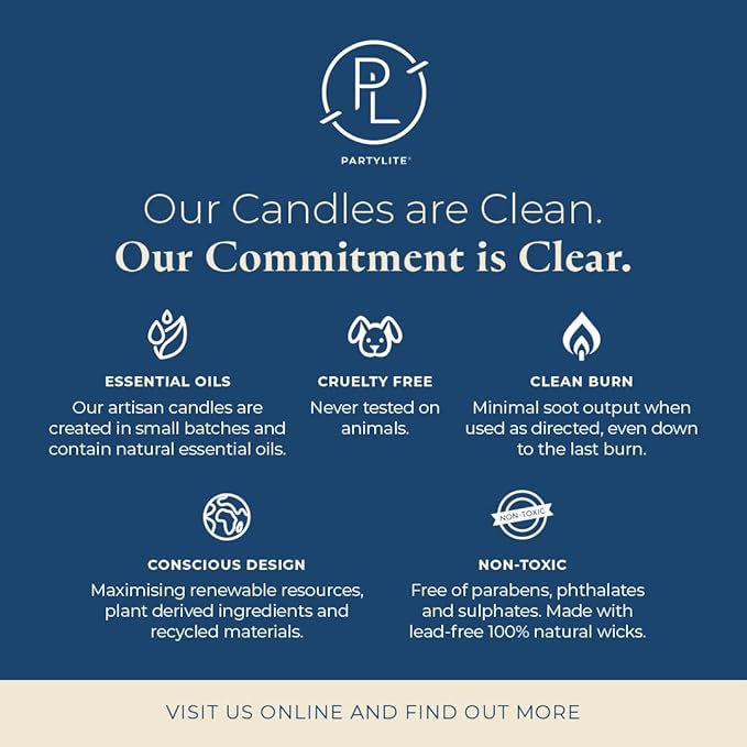 PartyLite 3-Wick Jar Candle, Highly Fragranced Clean Burning Glass Candle, 25-45 Hours Burn Time (Sunflower Kisses)