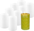 8 Pcs Cylinder Candle Molds, 2.2x3.4 Inch Silicone Candle Molds, Pillar Candles Resin Mould for Candle Making, Soaps, Flower Specimen, DIY Clay Craft