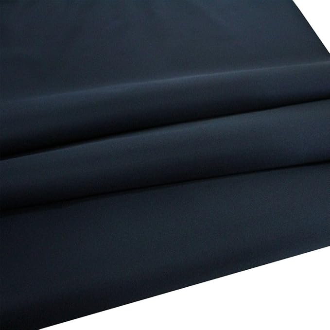 Mybecca Waterproof Canvas Marine Fabric 600 Denier Indoor/Outdoor PU Backing UV Protector Navy 5 Yard