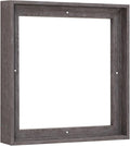 Pixy Canvas Floater Frame 40x40 for 1-1/2 (1.5) inch Deep Canvas Paintings/Canvas Prints/Wood Canvas Panels/Wall Art/Wall Decor/Home Decor/Artwork (Rustic Gray, 40 x 40 inch, Square)