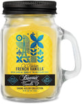 Beamer Candle Co. - Ol' Fashion French Vanilla Candle – Creamy Vanilla, Nutmeg, Amber, Musk - Odor Eliminating - High Fragrance - Small 4oz Mason Jar - 22 Hour Burn Time