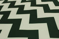 Mybecca Canvas Oxford Fabric Marine Waterproof Outdoor Awning 600 Denier Chevron Pattern Green/White (Cut Separate by Yard for Prime Orders-1 Yard) (60"x36")