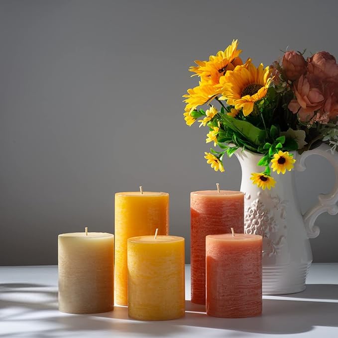 Cylinder Silicone Candle Molds for Candle Making, Pillar Resin Casting Moulds for Resin Soap Flower Insect Specimen Wax Making Polymer Clay DIY Craft