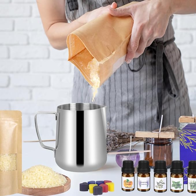 SUPERSUN Candles Making Kit for Adult - Christmas DIY Gift for Beginner, Includes Beeswax, Essential Oils, Dyes, and More DIY Candle Making Supplies, Crafts for Adults
