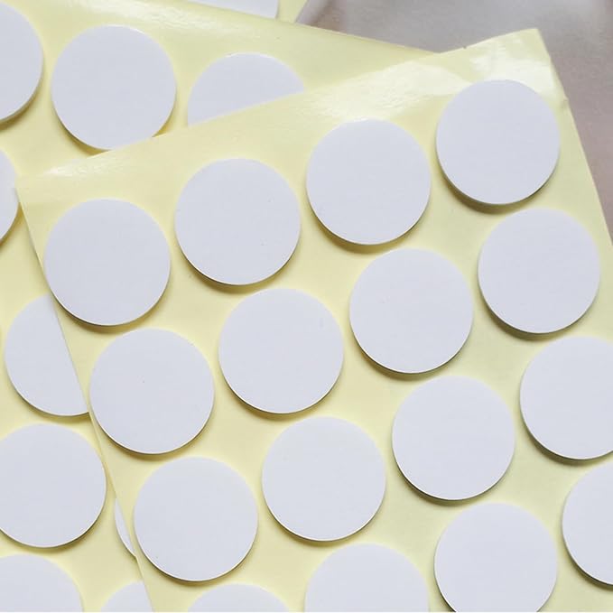 Pack of 20 Sheet Secure and Reliable Candle Wick Stickers Adhesive Heat Resistant Stickers Great for DIY Candle Making, As Pictures Shown