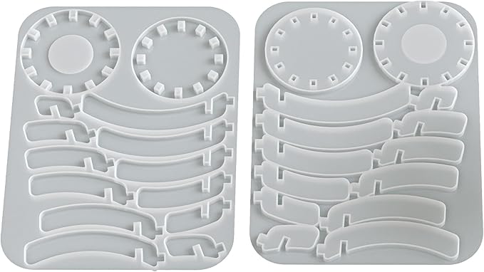Candle Holder & Resin Mold - Resin Casting Silicone Molds for Home Decor & Candle Making Wave Spiral Mold
