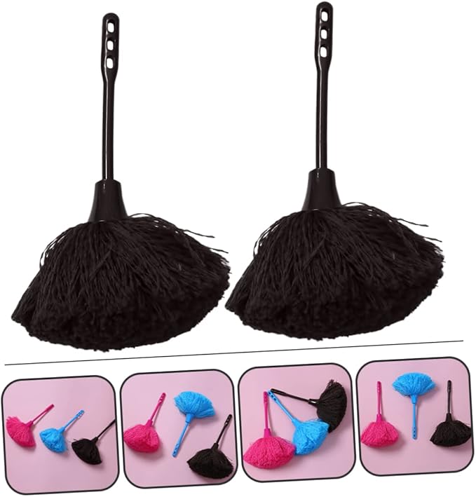 2pcs Household Handheld Duster Reusable Cleaning Tools with Non-Slip Ergonomic Handle for Home Car Office and Kitchen