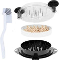 Chicken Shredder Tool Twist Meat Shredder Large for Chicken Breasts Beef Pulled Pork with 304 Stainless Steel Claws for Meal Prep Kitchen Essentials Gadgets Wall Mounted Dishwasher-Safe (Black&Black)