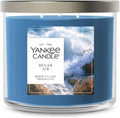 Yankee Candle Ocean Air, Scented Candle, 14.5oz 3-Wick Candle Jar with up to 40 Hours Burn Time