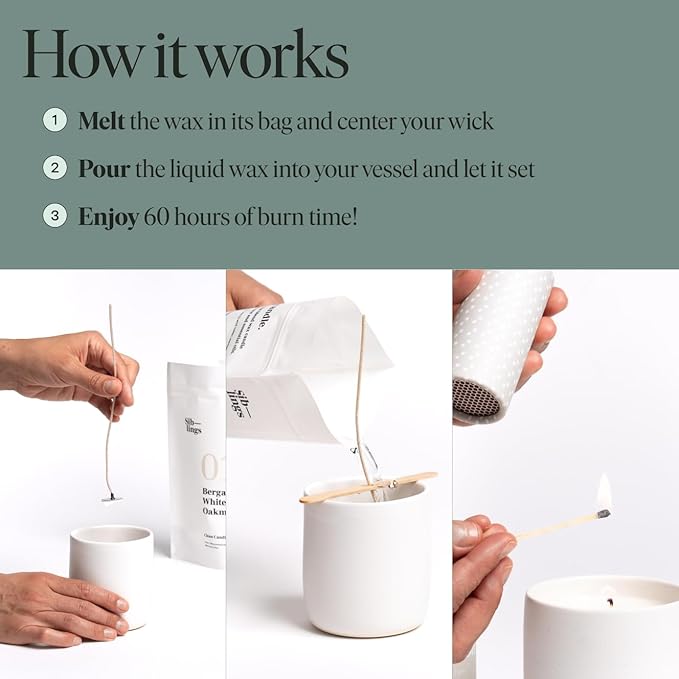 Siblings Candle Making Kit | DIY Coconut Soy Wax - Candle Kit (3 Kits)