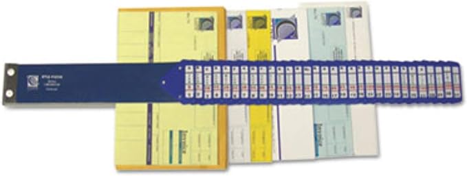 C-Line Heavy-Duty Indexed Sorter, 31 Dividers, Alpha/Numeric/Month/Date/Day Index, Letter Size, Blue Frame