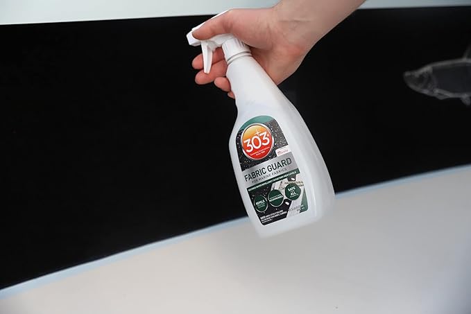 303 Marine Fabric Guard - Restores Water and Stain Repellency To Factory New Levels, Simple and Easy To Use, Manufacturer Recommended, Safe For All Fabrics, 32oz (30604CSR)