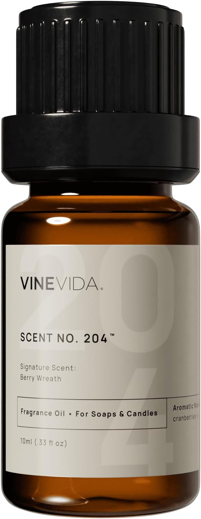 VINEVIDA [0.33 oz] Scent Berry Wreath; Fragrance Oil for Candle Making and Soap Making - Winter & Holiday Oils
