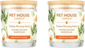 One Fur All Pet House Scented Candles, Long Lasting, Clean Burning, Pet Friendly Candles Mandarin Sage, 2 Pack