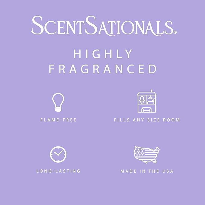Scentsationals Wax Melts, Wax Cubes Strong Scent - Dream Cloud - Long Lasting Scented Wax Melts for Warmer, 10oz (24-Cubes)