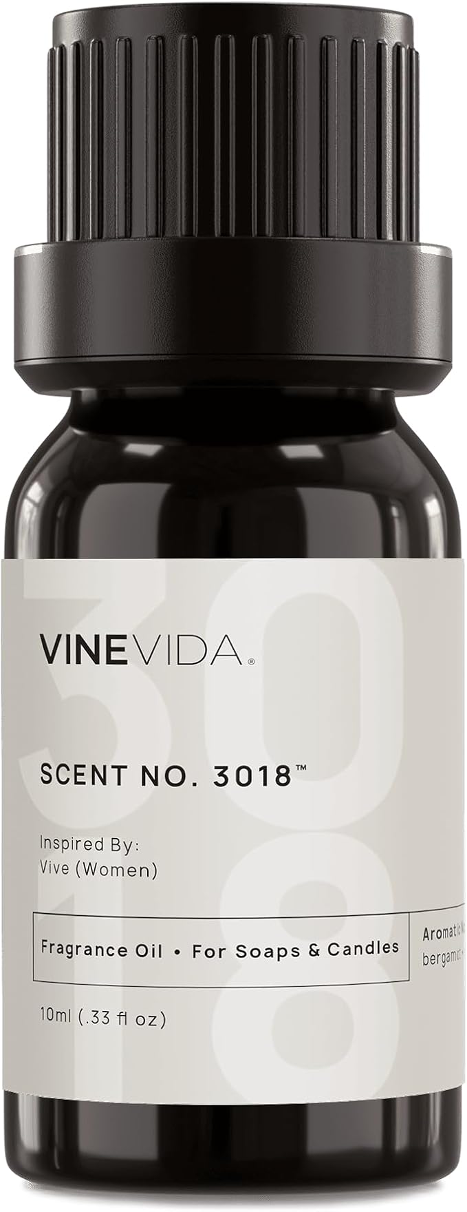 VINEVIDA Scent NO. 3018 Fragrance Oil - 10mL - Inspired by: Vive (Women); Candle Fragrance Oil for Soy Candles - Soap Making Scents