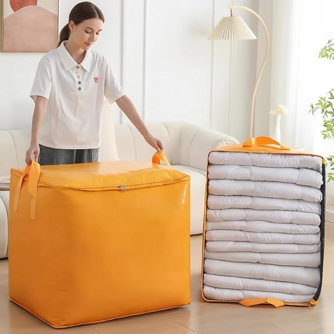 CINPIUK 106 Gallon Extra Large Heavy Duty Moving Bags - Waterproof Storage Totes, Tear-Resistant Packing Bag for Moving, Storage, Seasonal Clothes, College Dorm, Traveling