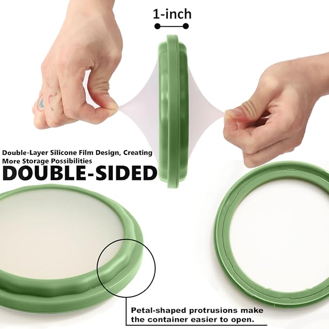 4-Piece Airtight Food Storage Containers Set – Avocado Saver, Onion Keeper, Silicone Kitchen Organizers for Fridge, Reusable & Leak-Proof to Lock in Freshness