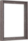 Pixy Canvas Floater Frame 9x27 for 1-1/2 (1.5) inch Deep Canvas Paintings/Canvas Prints/Wood Canvas Panels/Wall Art/Wall Decor/Home Decor/Artwork (Rustic Gray, 9 x 27 inch, Portrait)