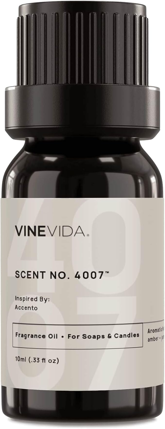 VINEVIDA [10mL] Accento Fragrance Oil for Candle Making - Natural Candle Oil Scents - Soap Making Essential Oil - Made in USA