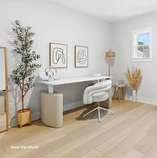 Flooret Luxury Vinyl Plank Flooring Light Sample Kit | 6 Pieces of 12" Cut Samples from Real Planks | DIY Click Installation, 40 Mil Wear Layer, Waterproof and Scratch Resistant LVP