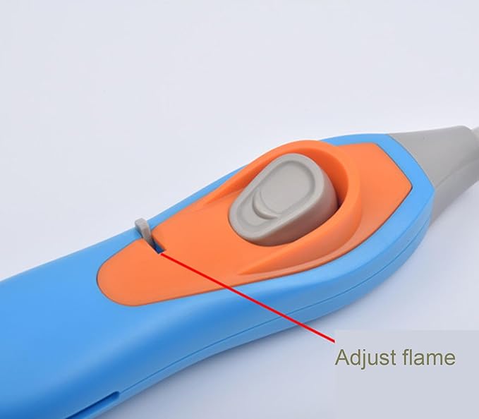 4 Pack Candle Lighters Multipurpose Extended Long Butane Lighter Wand Refillable for Kitchen Fireplace Pilot Light DIY BBQ Grill Stove